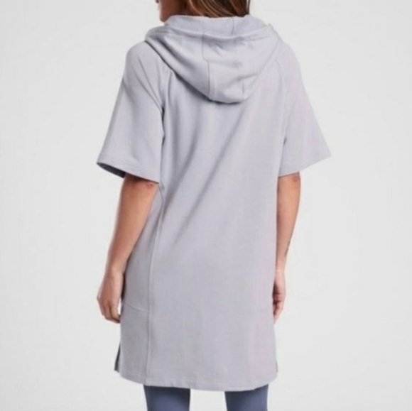 Athleta Cabana Tunic Hoodie Dress size Medium in lavender - Picture 3 of 9
